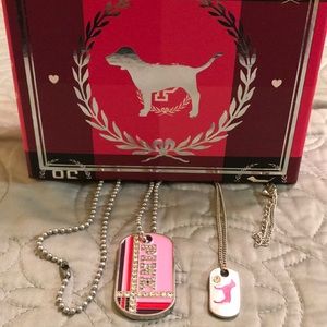 Victoria’s Secret PINK dog tag bundle 🎀